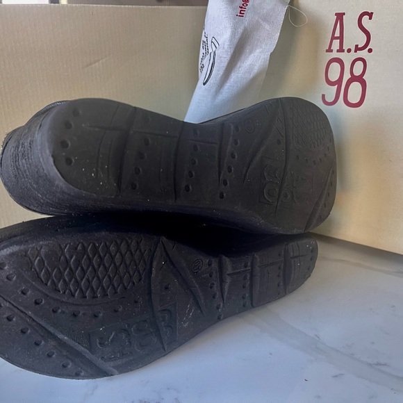 Free People Made by  A.S.98 - Hazel Zip Wedges Black 40 / 10 NEW In Box - Picture 4 of 10